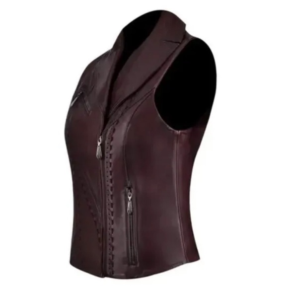 NWT Cuadra Leather Vest, L - Picture 6 of 7